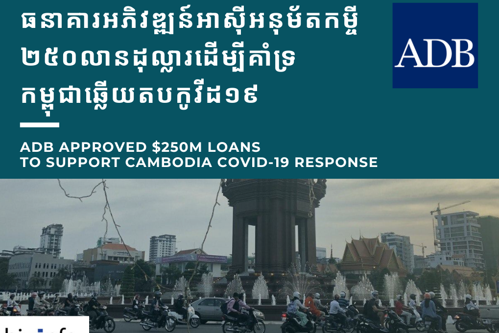 ADB to Support Cambodia’s COVID-19 Response with $250M loan
